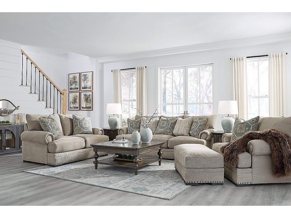 Galemore Sofa, Loveseat, Oversized Chair and Ottoman