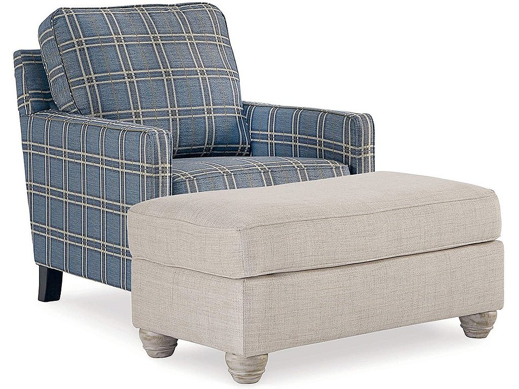 Traemore Accent Chair and Ottoman