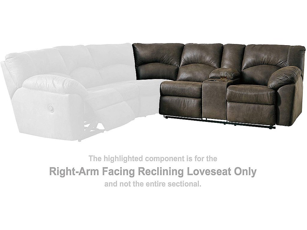 Tambo Right-Arm Facing Reclining Loveseat