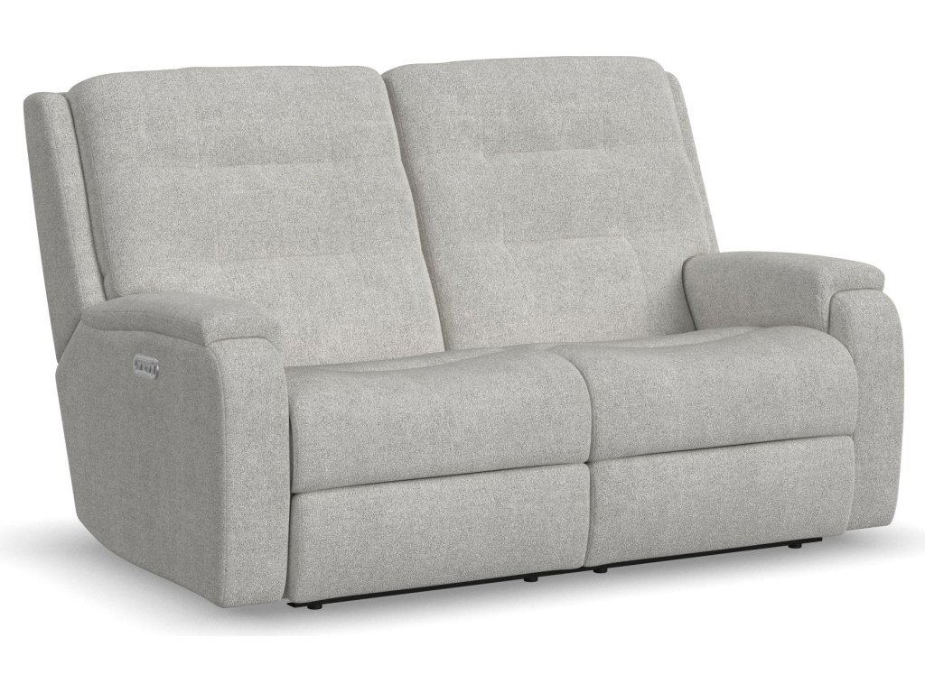 Arlo Fabric Power Reclining Loveseat with Power Headrests