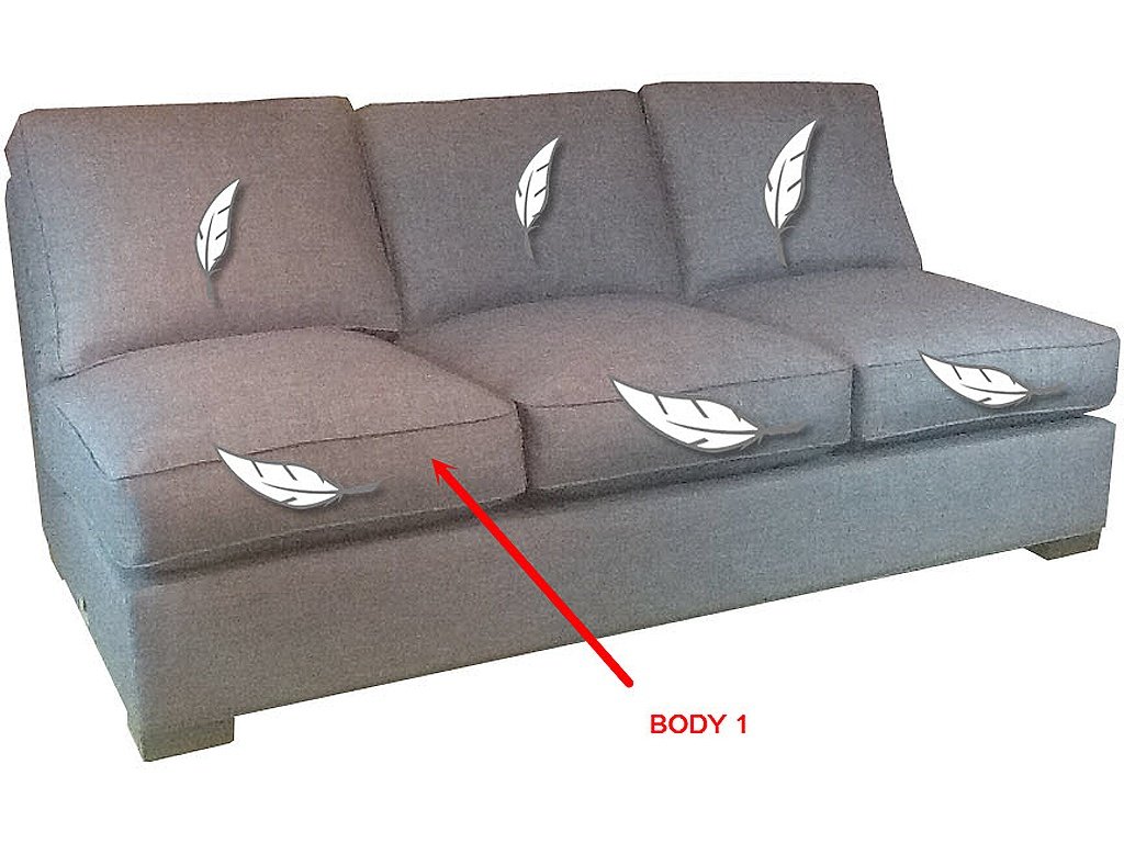 Armless Sofa