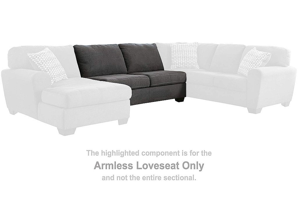 Ambee Armless Loveseat