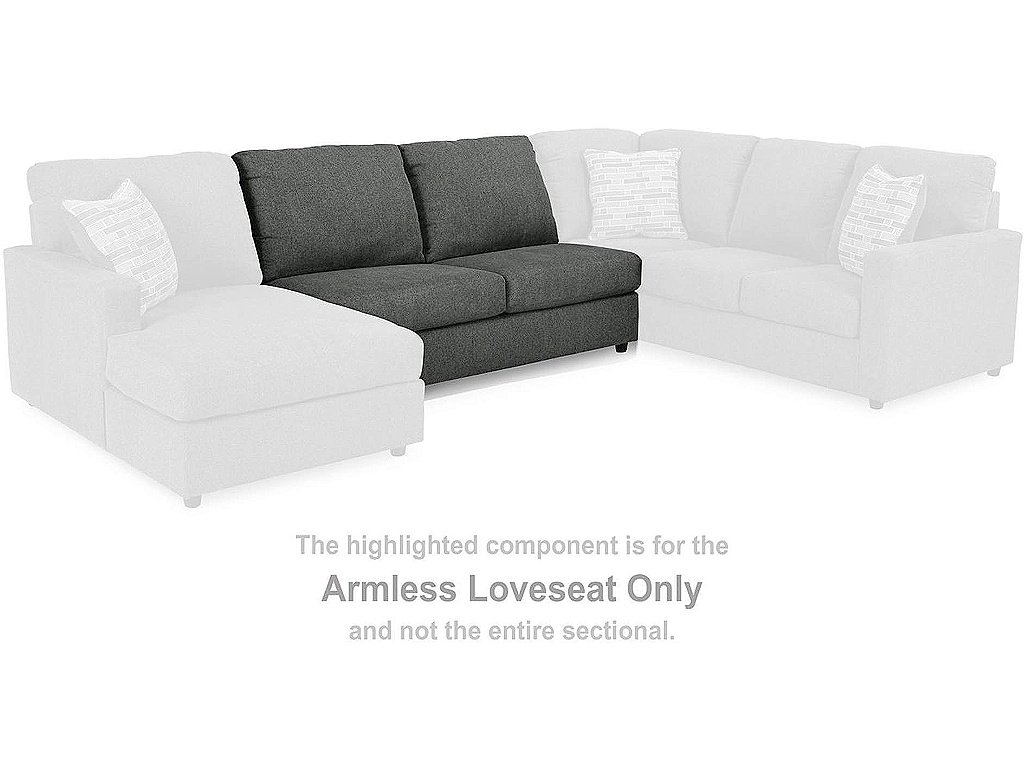 Edenfield Armless Loveseat