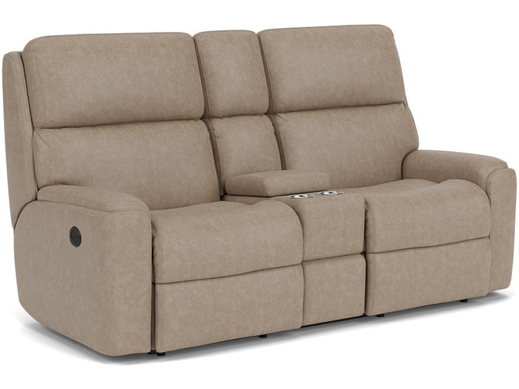 Power Reclining Loveseat With Console