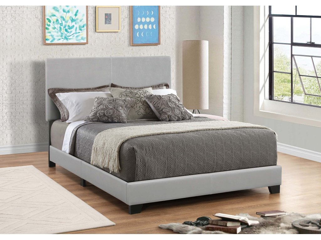 Dorian Upholstered Eastern King Bed Grey