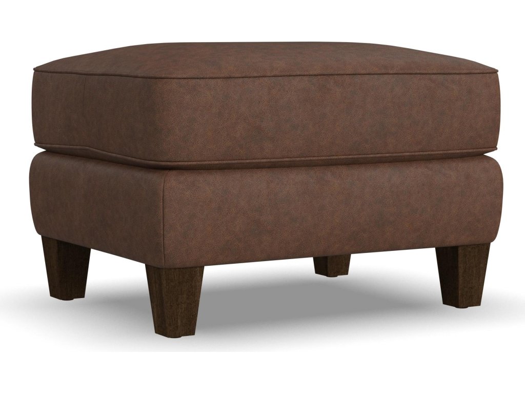 Finley Leather Ottoman