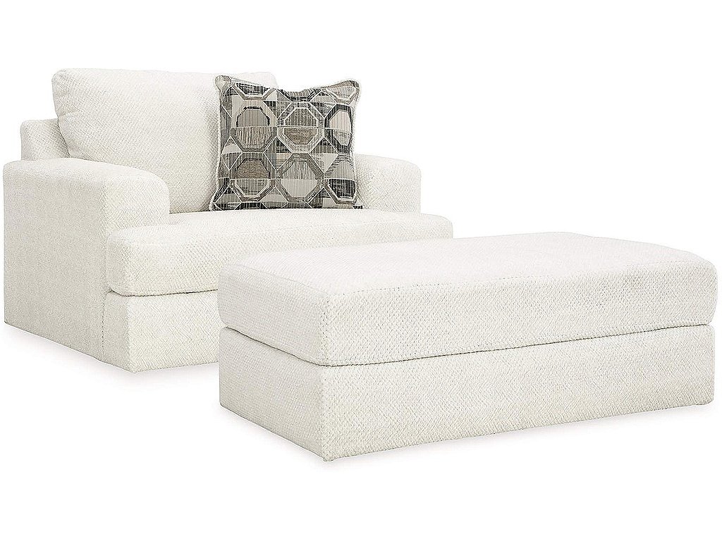 Karinne Oversized Chair and Ottoman