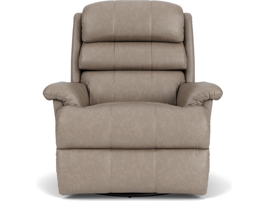 Yukon Leather Swivel Gliding Recliner