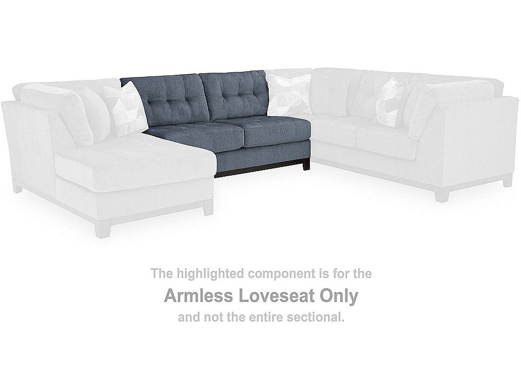 Maxon Place Armless Loveseat