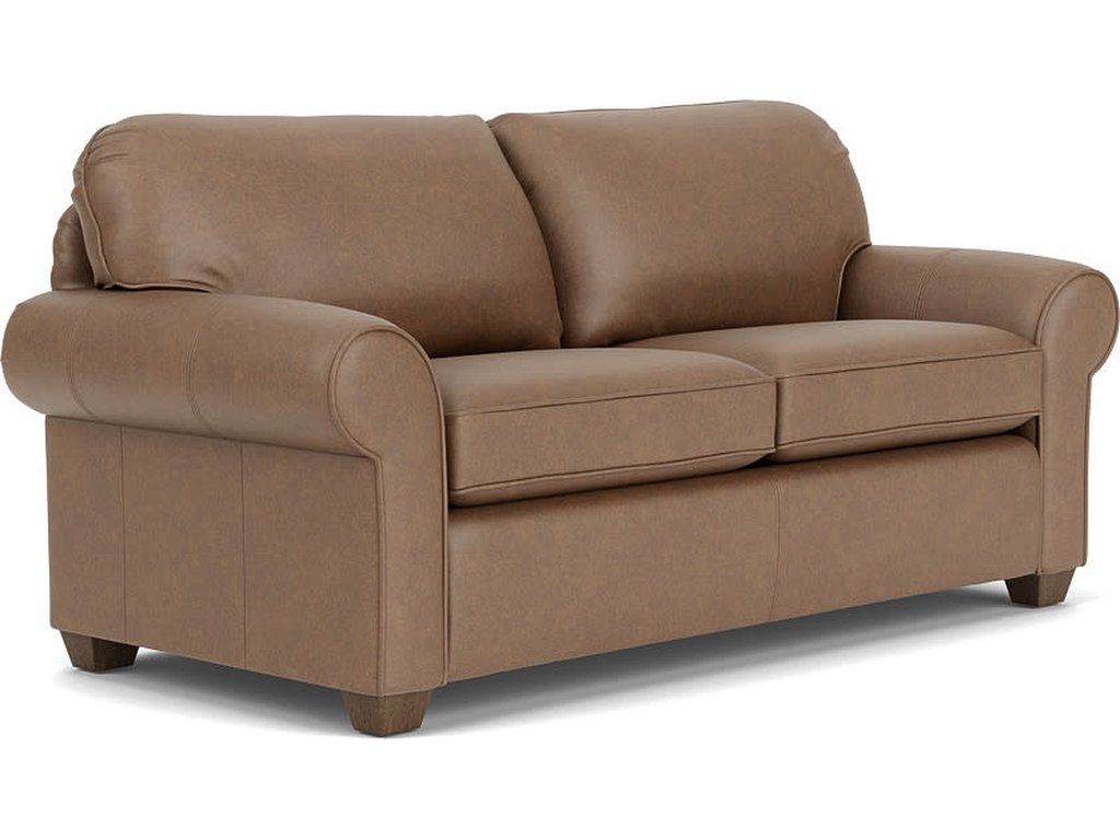 Thornton Leather Two-Cushion Sofa