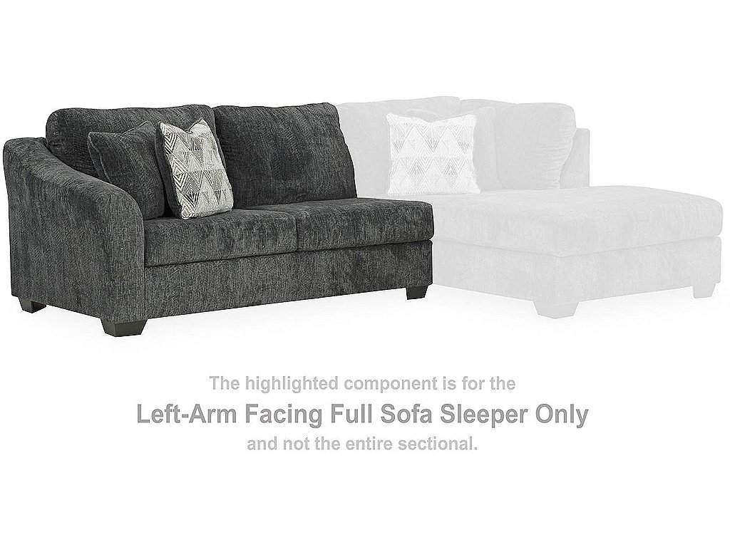 Biddeford Left-Arm Facing Full Sofa Sleeper