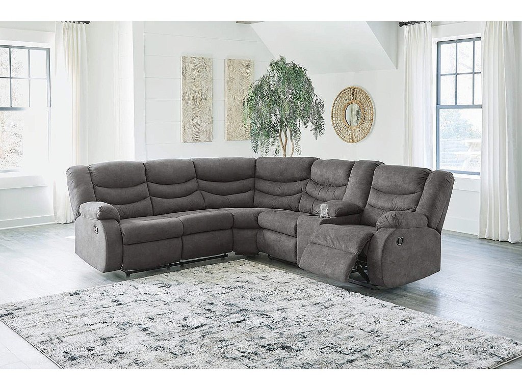 Partymate 2-Piece Reclining Sectional