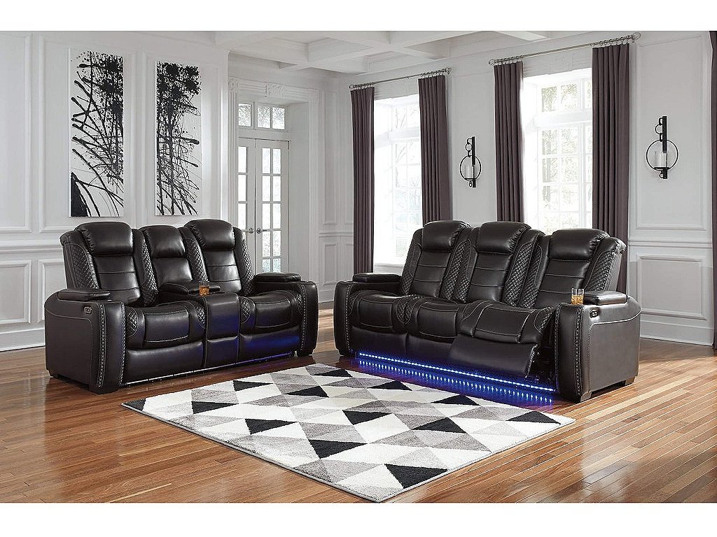 Party Time Reclining Sofa and Loveseat