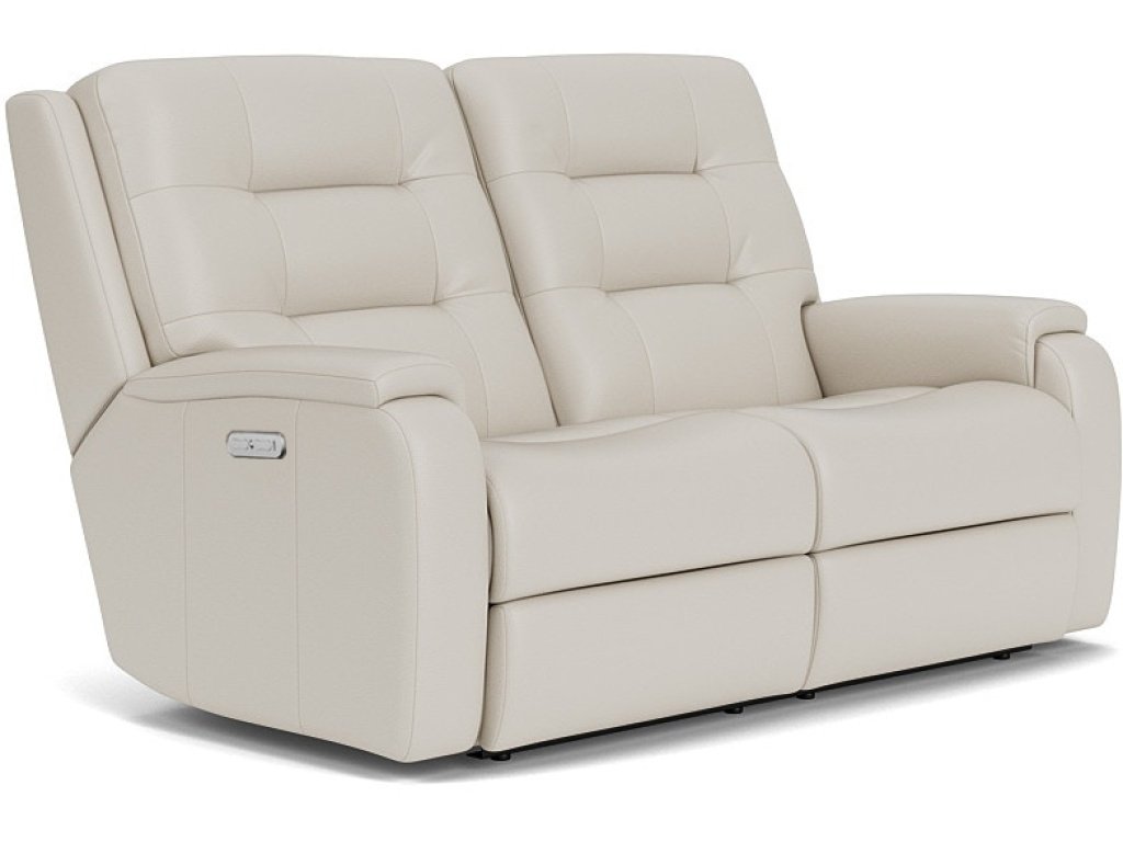 Power Reclining Loveseat With Power Headrests