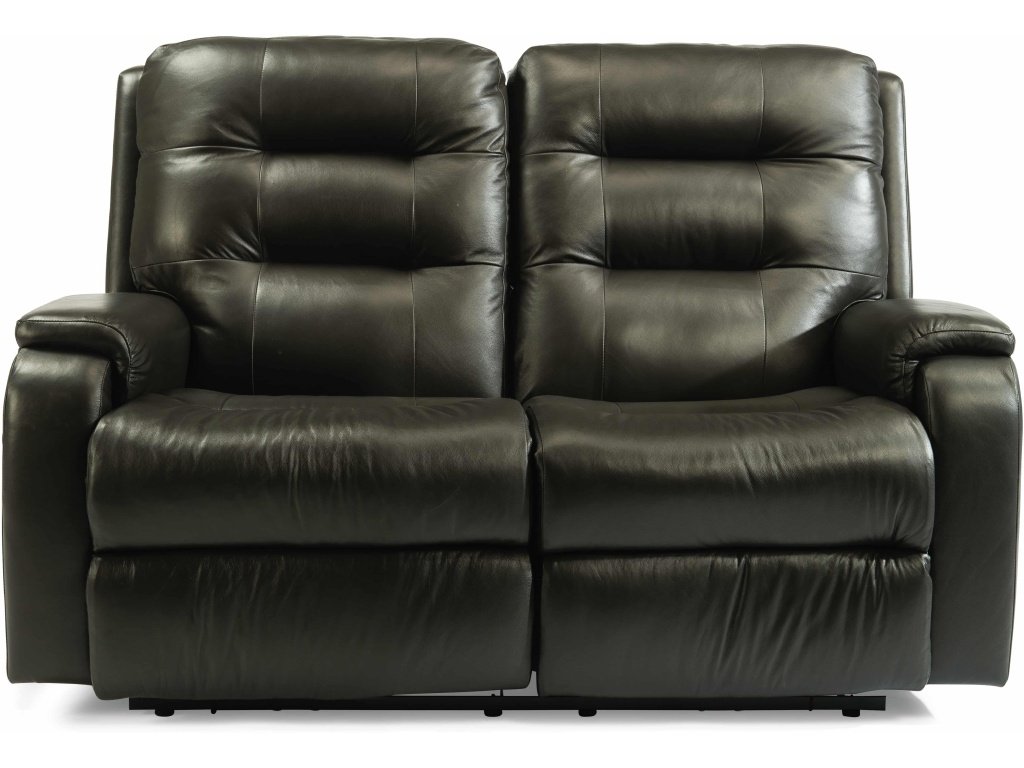 Power Reclining Loveseat With Power Headrests