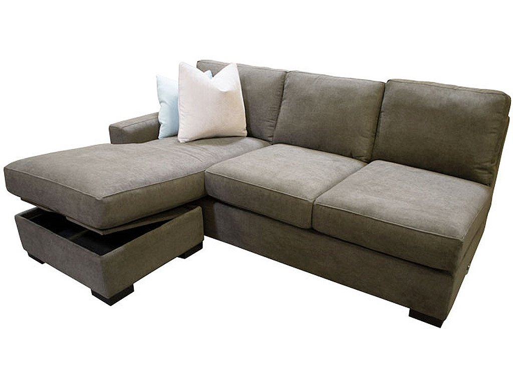 LSF 1 Arm Sofa Chaise w/ Stor.