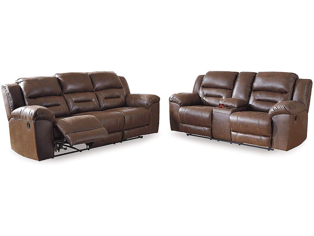 Stoneland Reclining Sofa and Loveseat