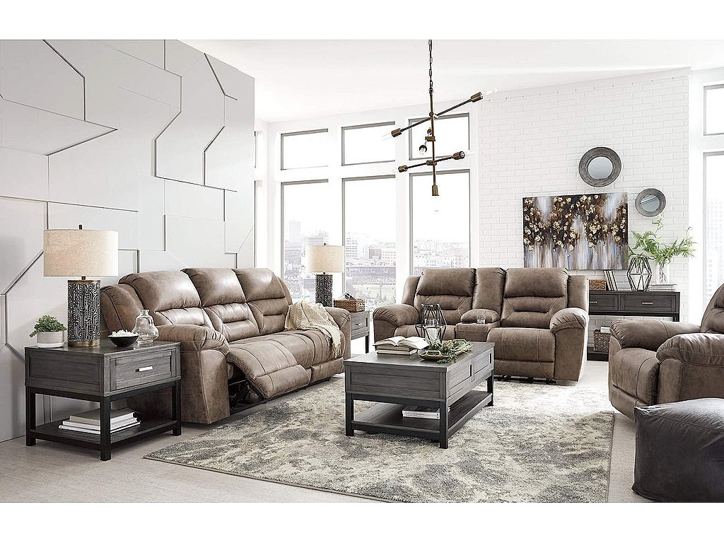 Stoneland Reclining Sofa, Loveseat and Recliner