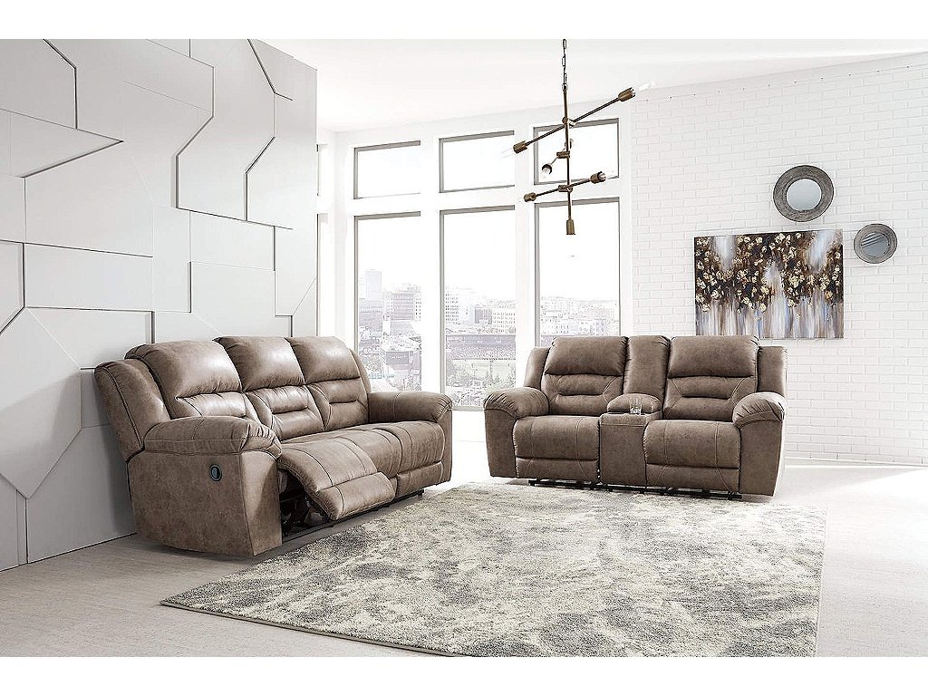 Stoneland Reclining Sofa and Loveseat