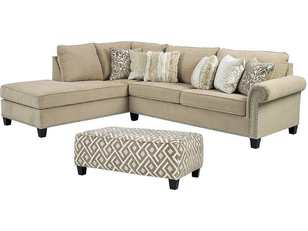 Dovemont 2-Piece Sectional with Ottoman