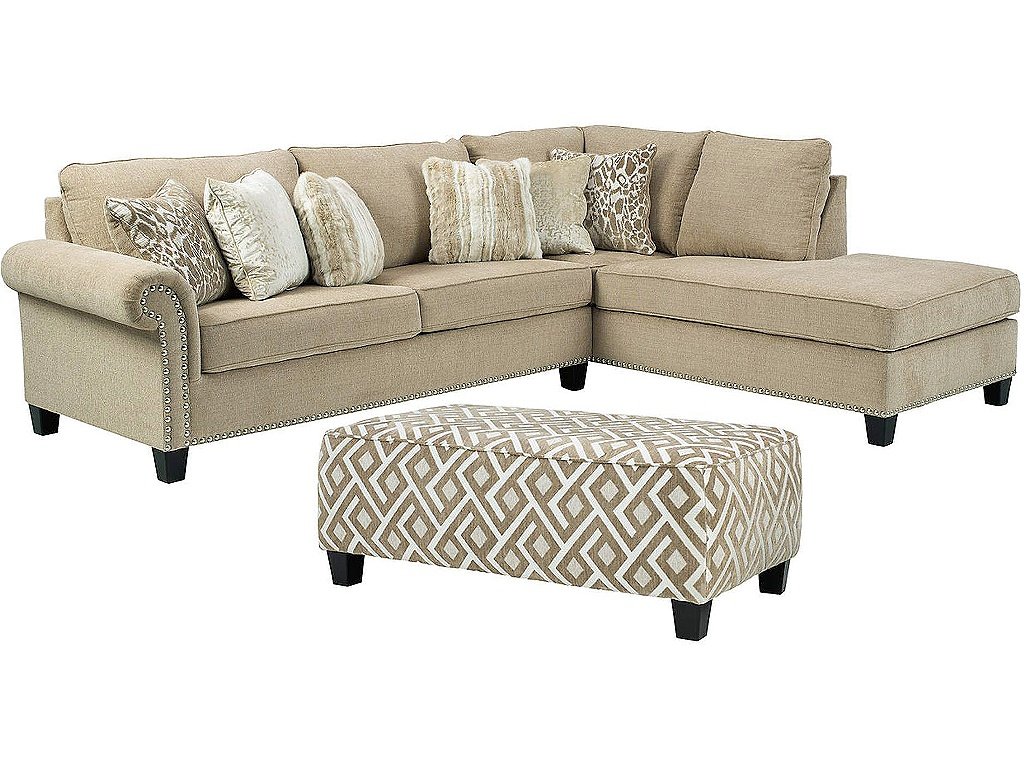 Dovemont 2-Piece Sectional with Ottoman