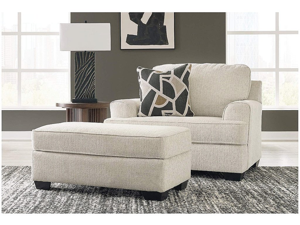 Heartcort Oversized Chair and Ottoman