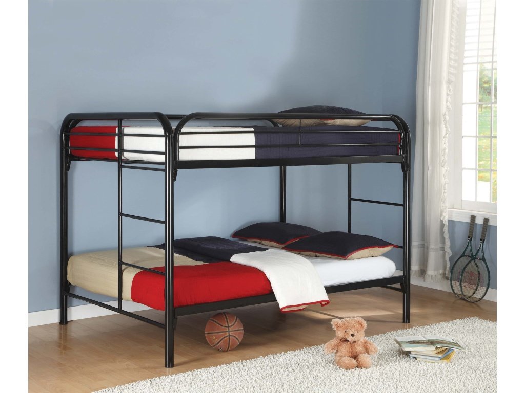 Morgan Full Over Full Bunk Bed Black