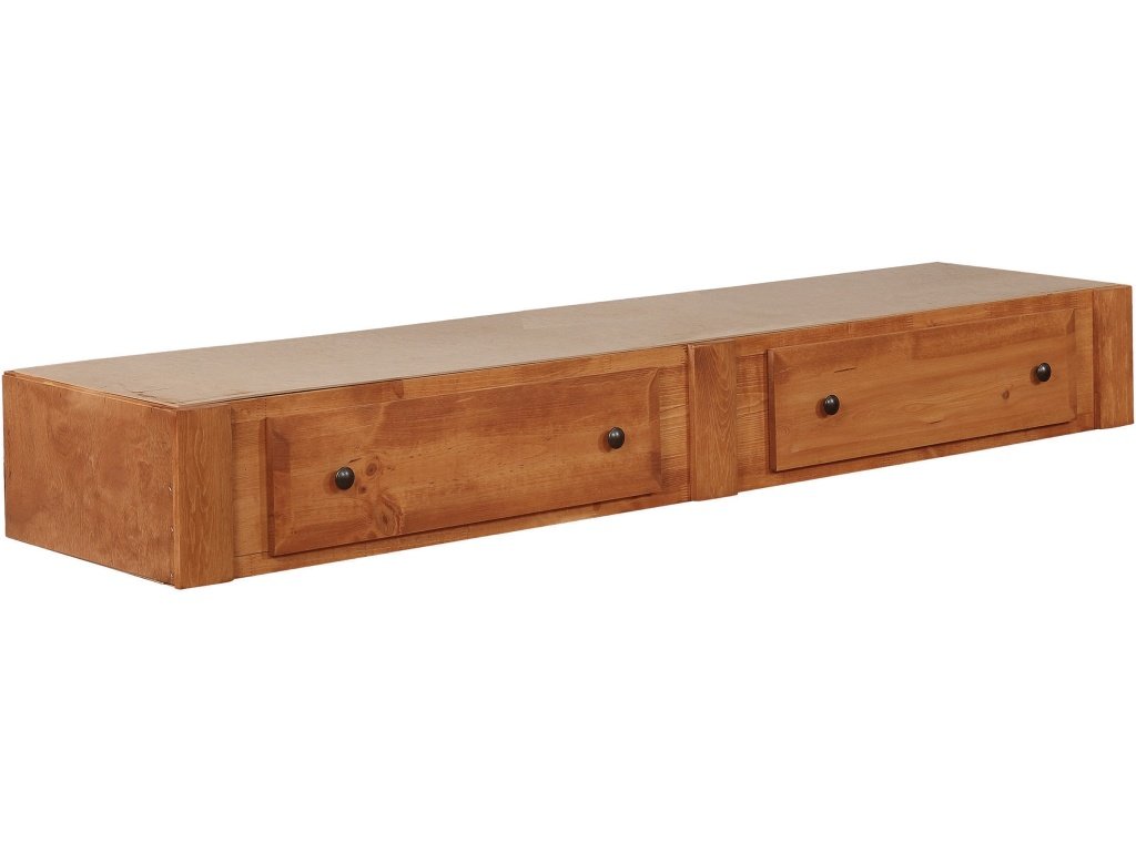 Wrangle Hill 2-Drawer Under Bed Storage Amber Wash