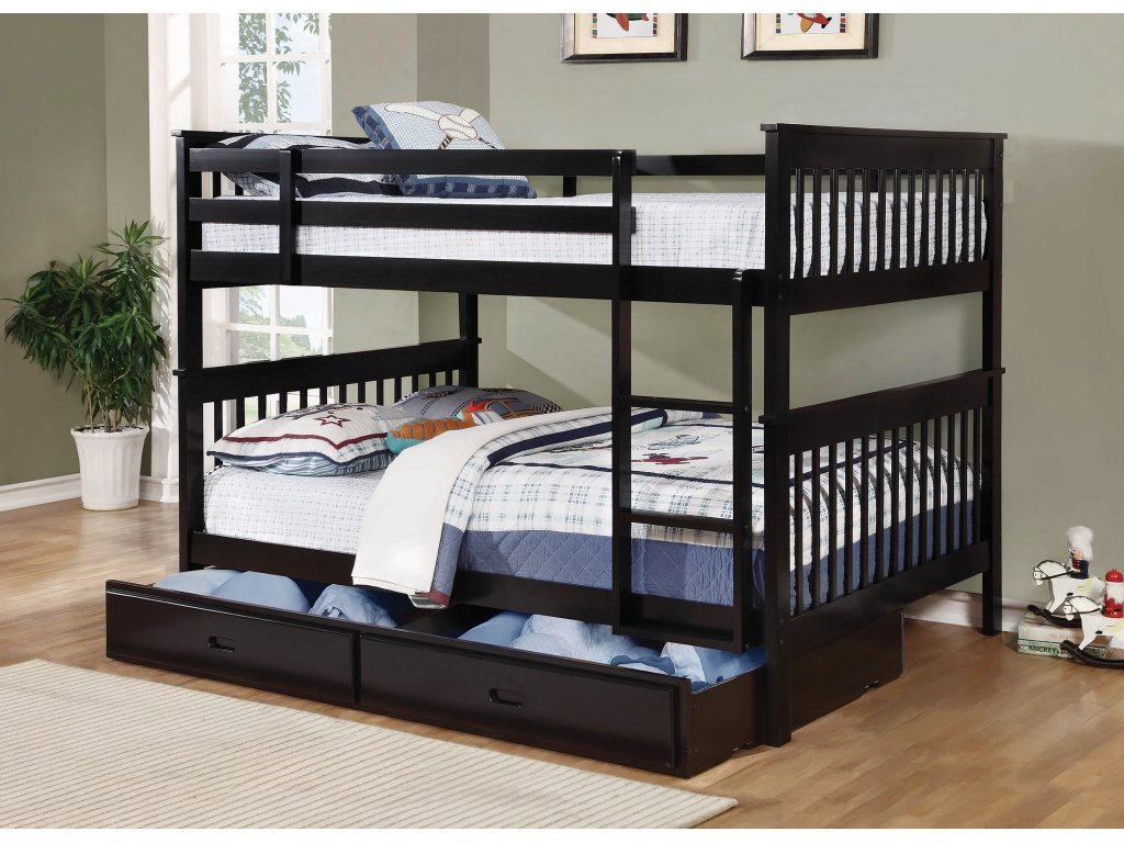 Chapman Full Over Full Bunk Bed Black