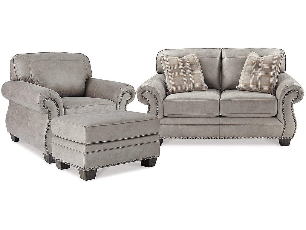 Olsberg Loveseat, Chair, and Ottoman