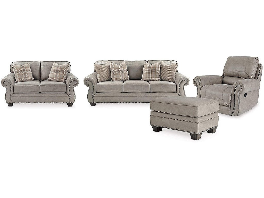 Olsberg Sofa, Loveseat, Recliner, and Ottoman