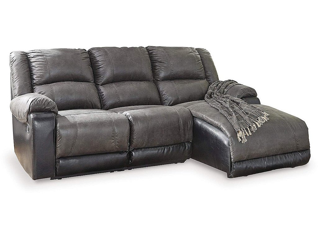 Nantahala 3-Piece Reclining Sectional with Chaise