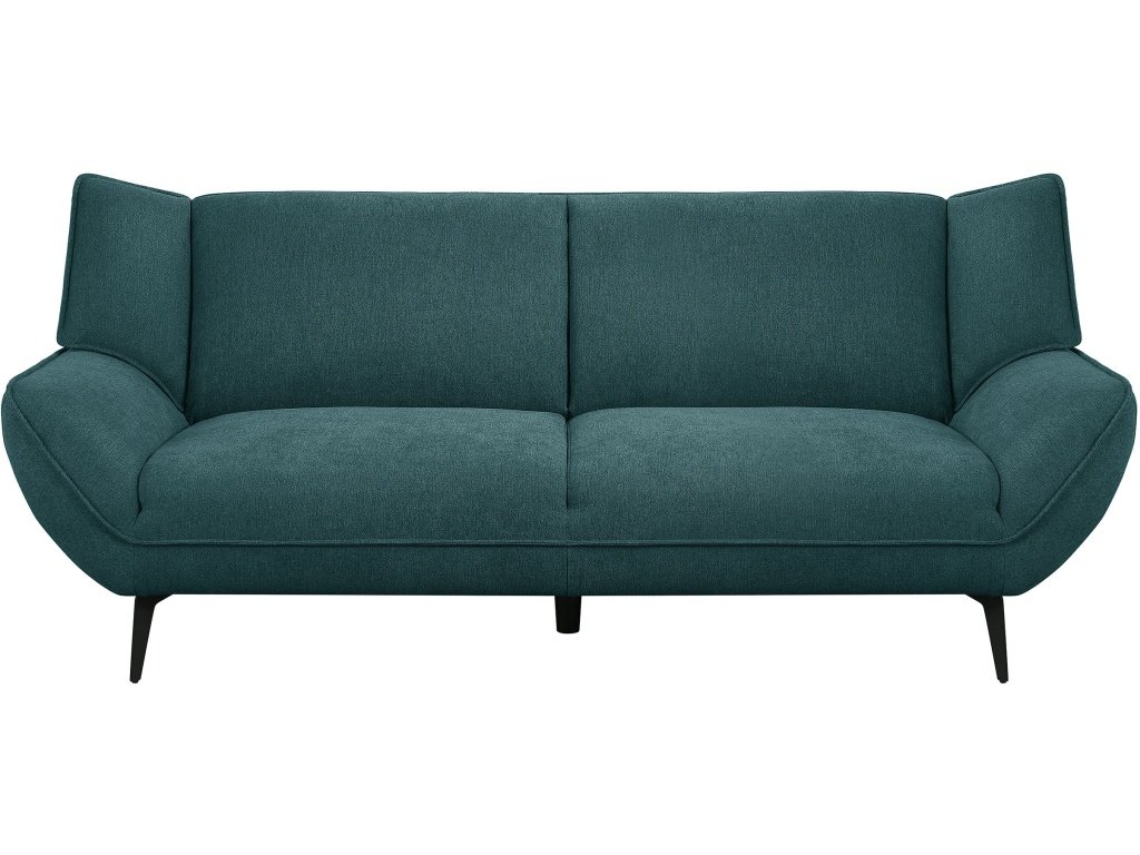 Acton Upholstered Flared Arm Sofa Teal Blue