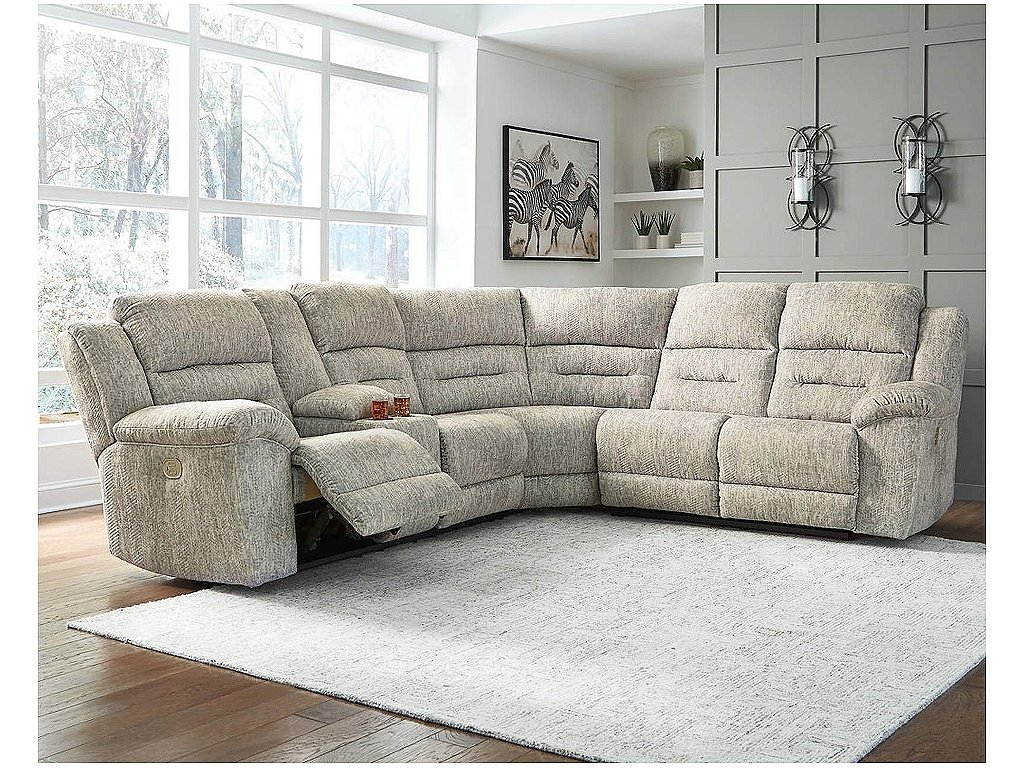 Family Den 3-Piece Power Reclining Sectional