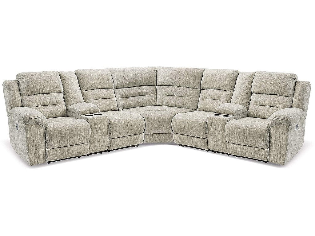 Family Den 3-Piece Power Reclining Sectional