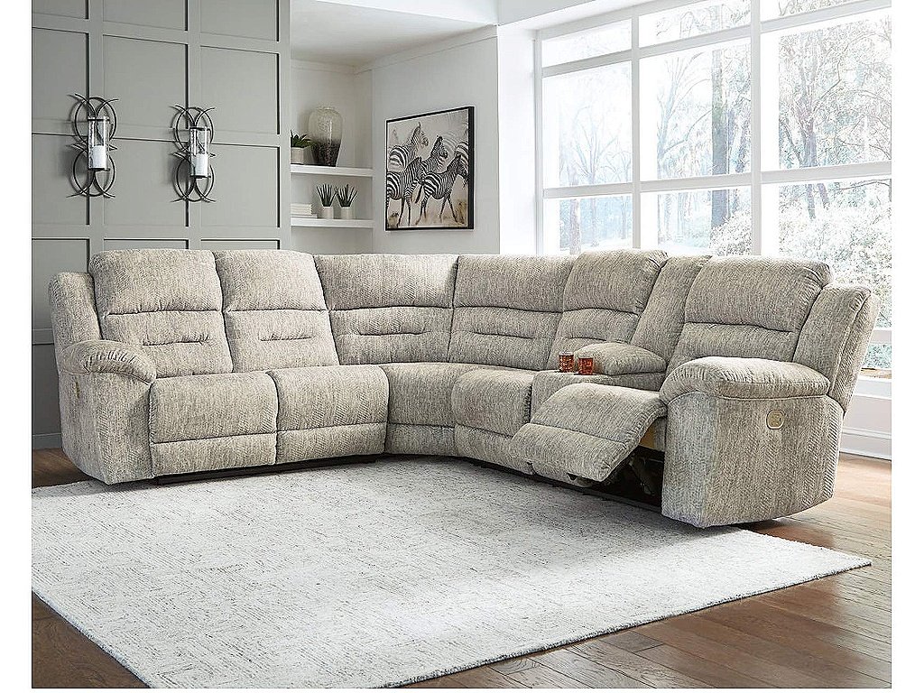 Family Den 3-Piece Power Reclining Sectional