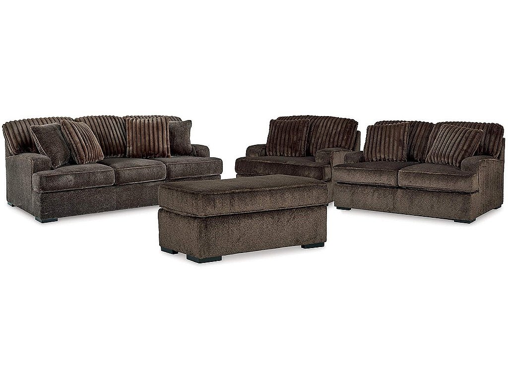 Aylesworth Sofa, Loveseat, Oversized Chair and Ottoman