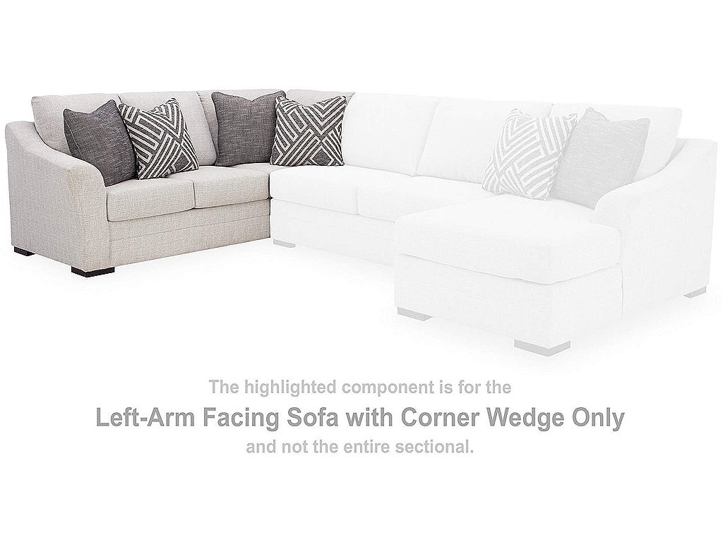 Koralynn Left-Arm Facing Sofa with Corner Wedge