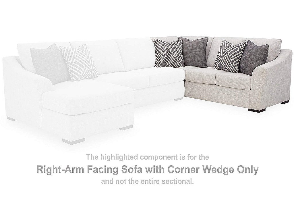 Koralynn Right-Arm Facing Sofa with Corner Wedge