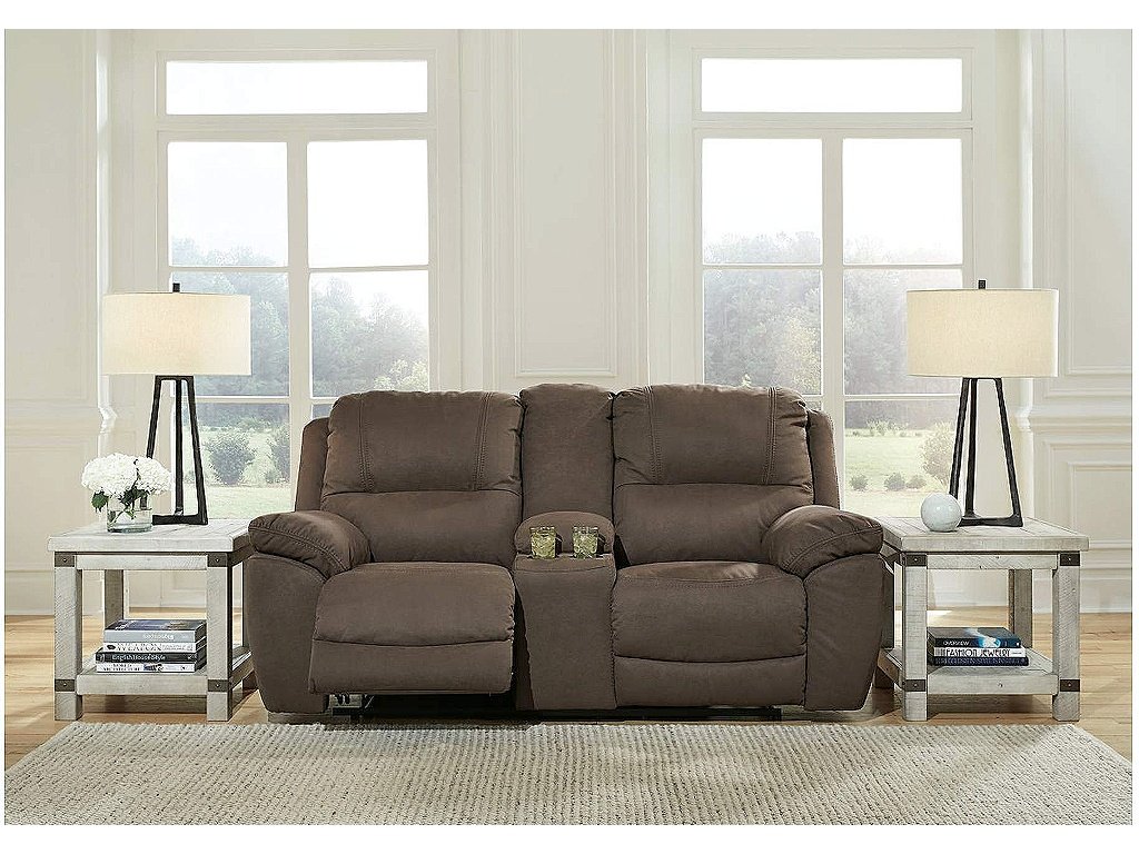 Next-Gen Gaucho Reclining Loveseat with Console