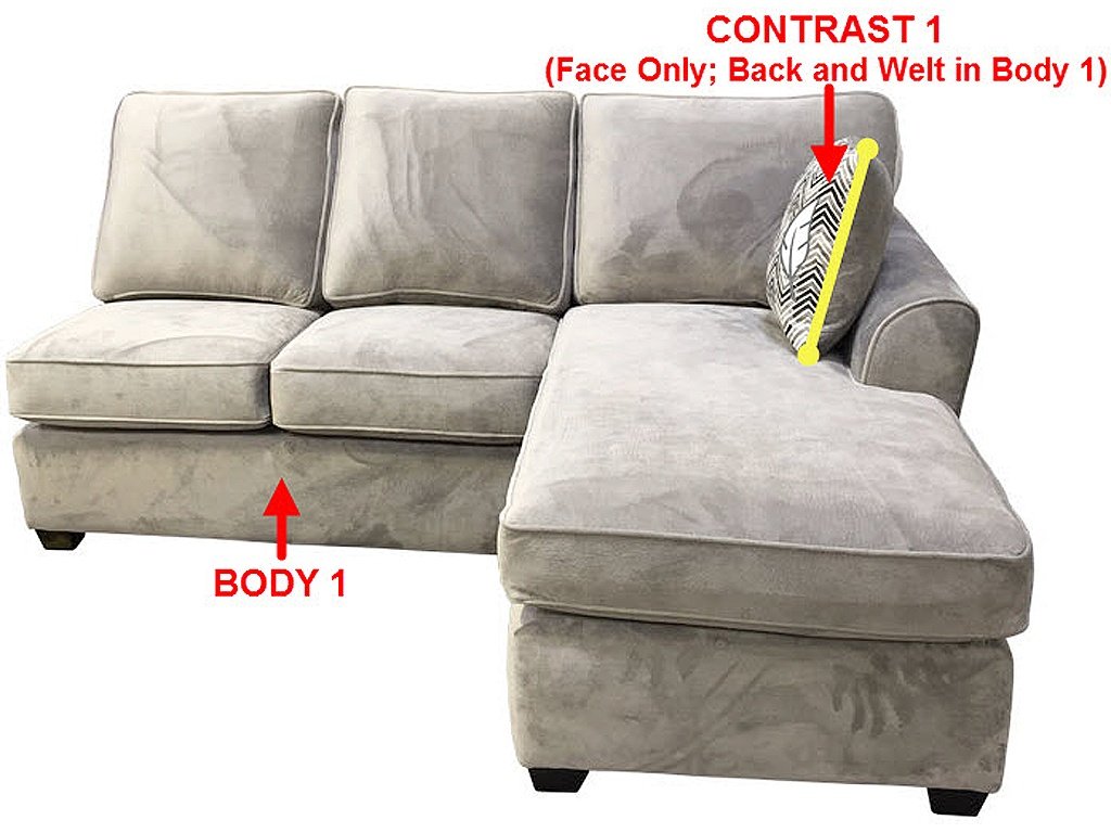 RSF 1 Arm Sofa Chaise w/Stor.