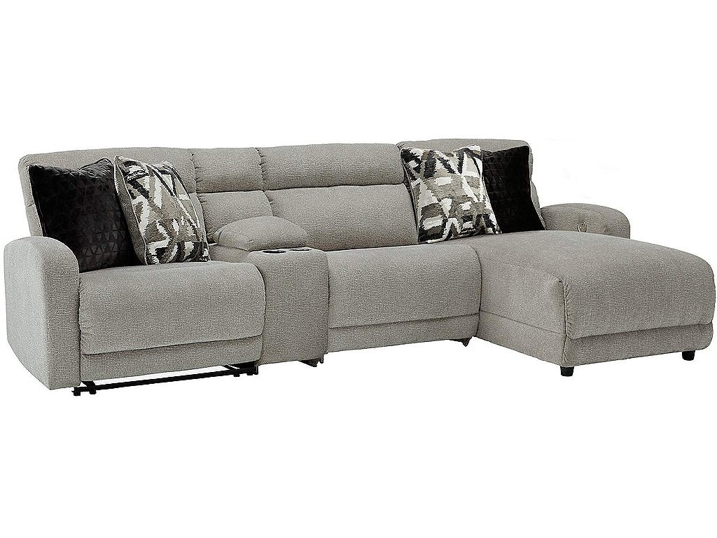 Colleyville 4-Piece Power Reclining Sectional with Chaise