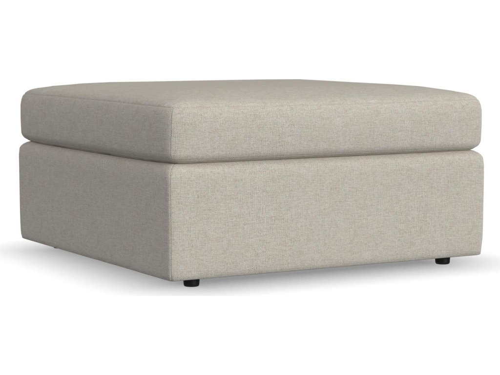 Sky Fabric Square Cocktail Ottoman