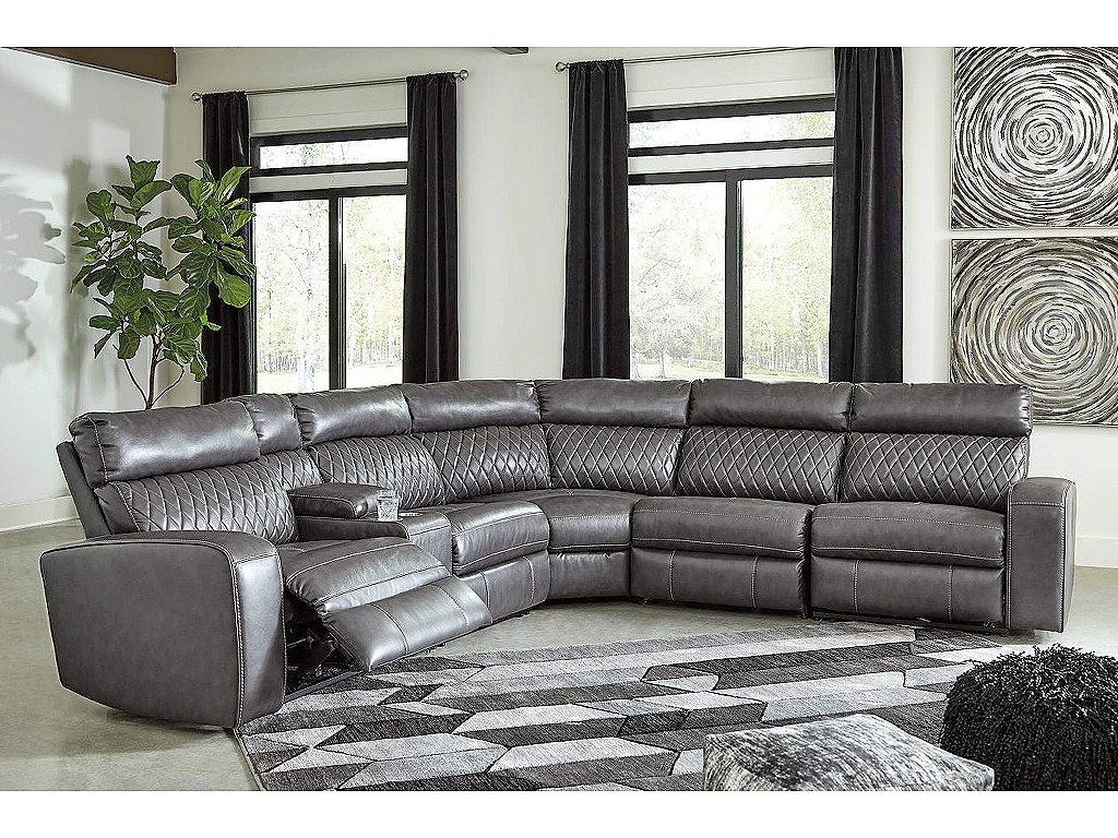 Samperstone 6-Piece Power Reclining Sectional