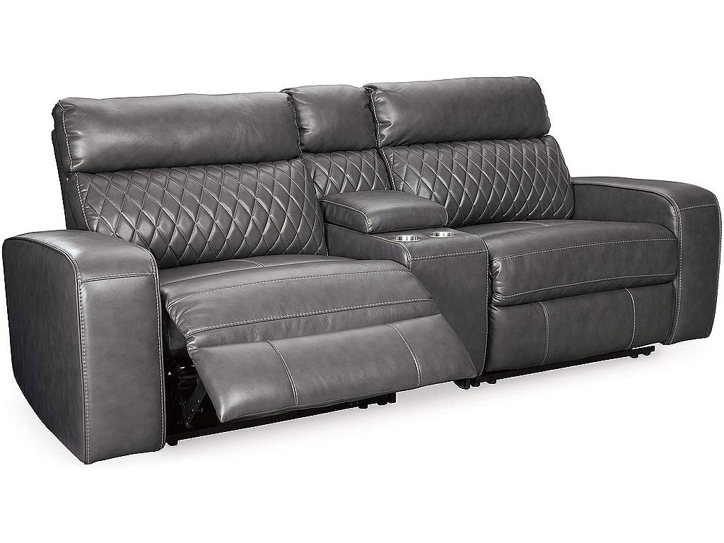 Samperstone 3-Piece Power Reclining Sectional Loveseat