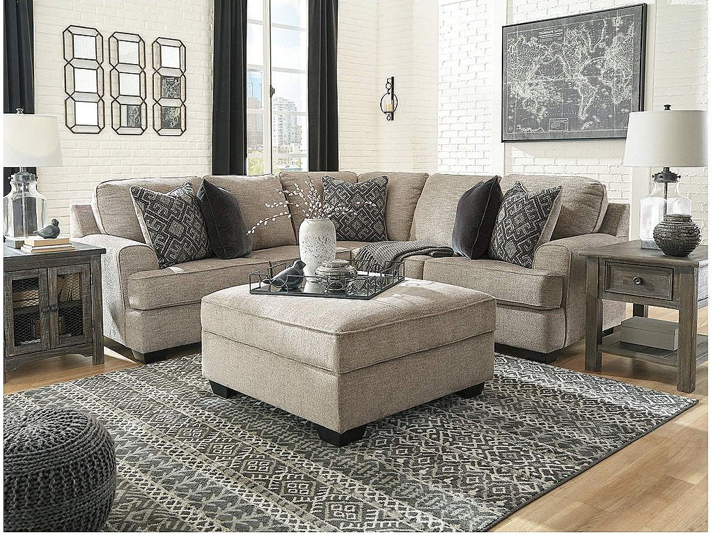 Bovarian 2-Piece Sectional with Ottoman