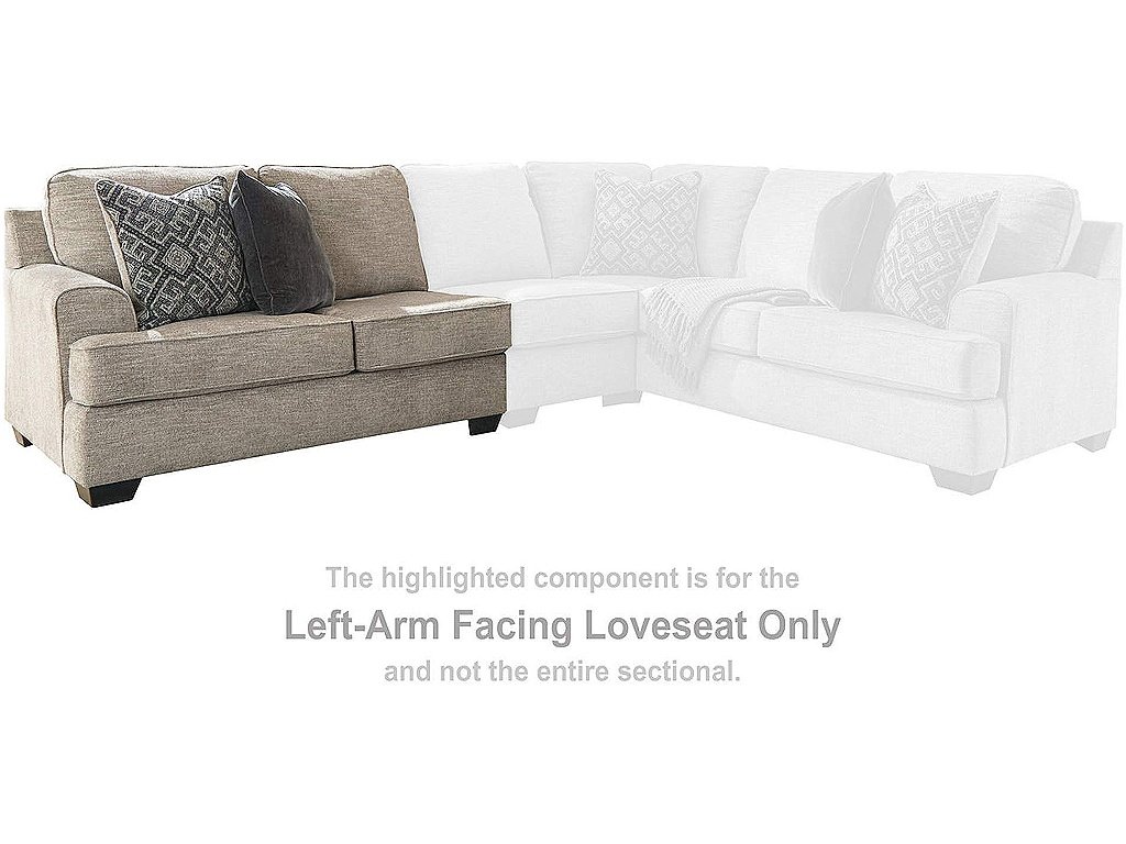 Bovarian Left-Arm Facing Loveseat