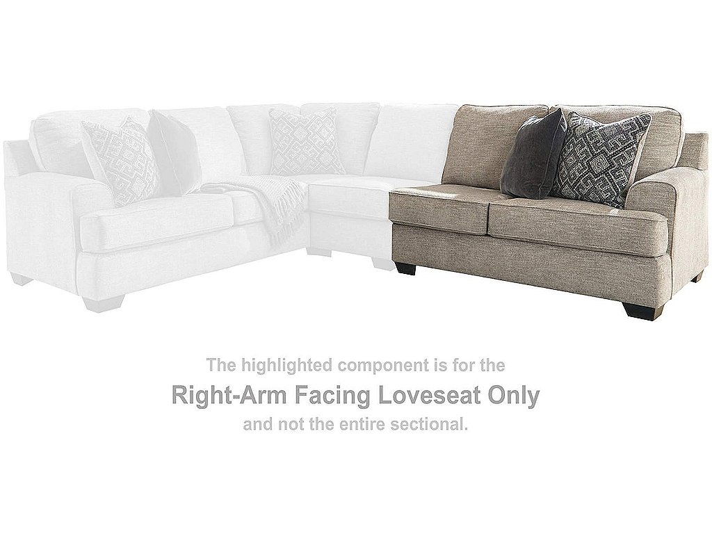 Bovarian Right-Arm Facing Loveseat