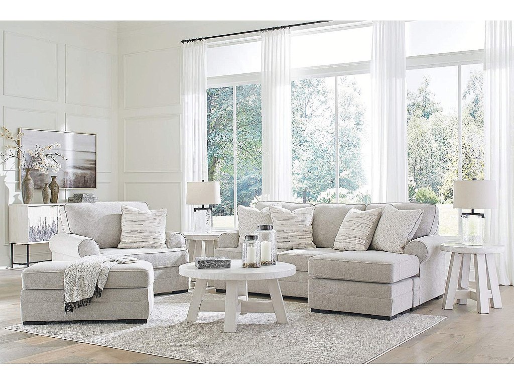 Eastonbridge Sofa Chaise, Oversized Chair, and Ottoman