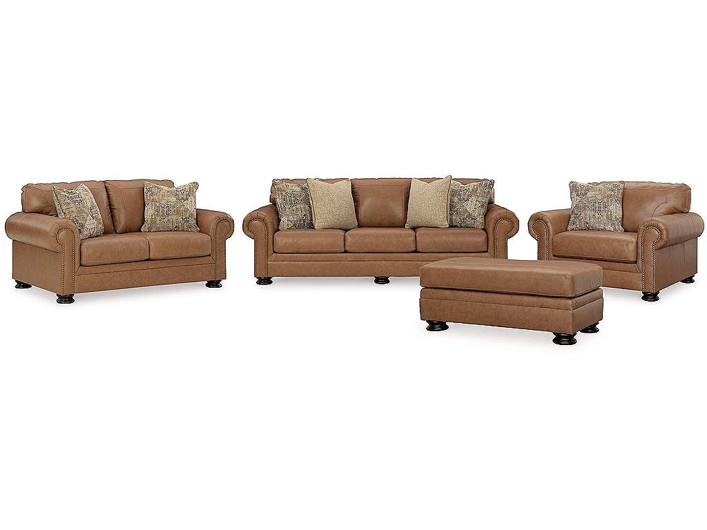 Carianna Sofa, Loveseat, Oversized Chair and Ottoman